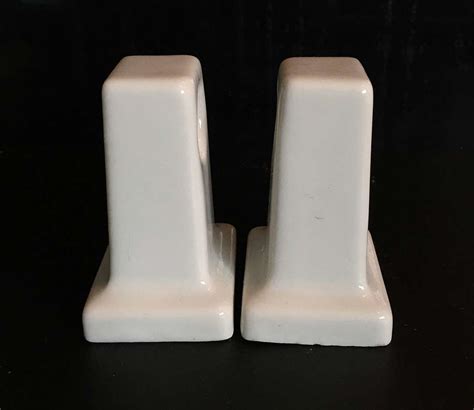 vintage ceramic towel bar ends